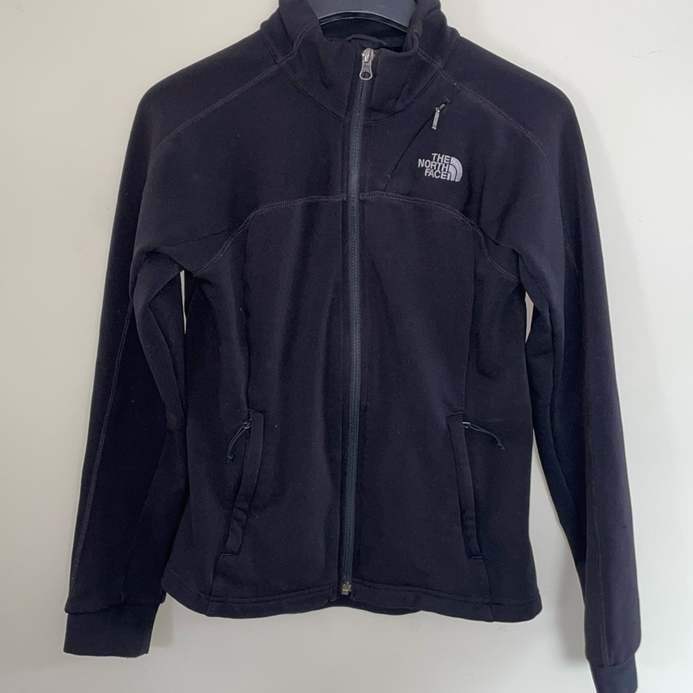 The North Face black stretchy jacket. Woman’s size XS